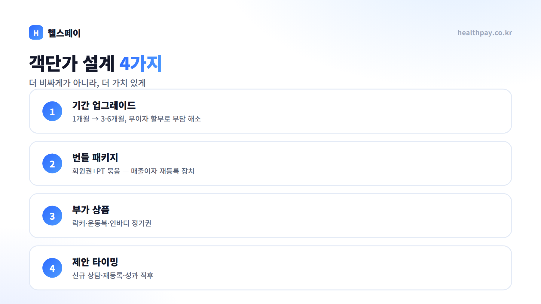 회원을 더 모으는 것보다 빠른 길 — 같은 회원 수로 매출 올리는 객단가 설계